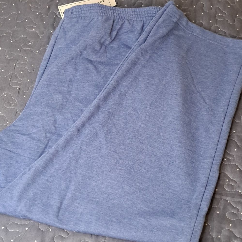 Alfred Dunner blue Relax & Enjoy elastic waist pants size PXL NWT